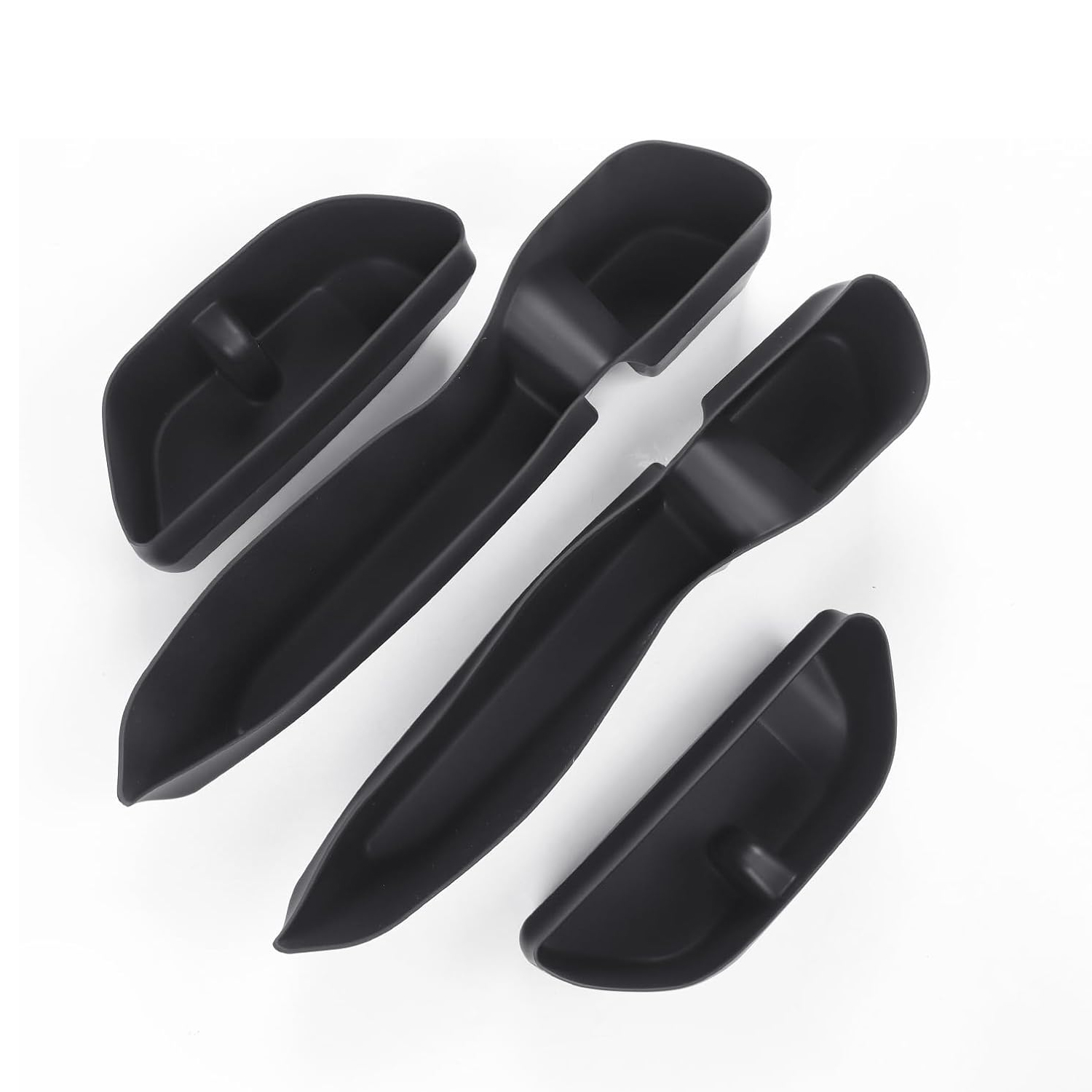 4PCS Car Interior Door Container Silica Gel Pad Storage Slot For Toyota Land Cruiser Prado J250 LC250 2024 2025/ Lexus GX 550 2024 2025